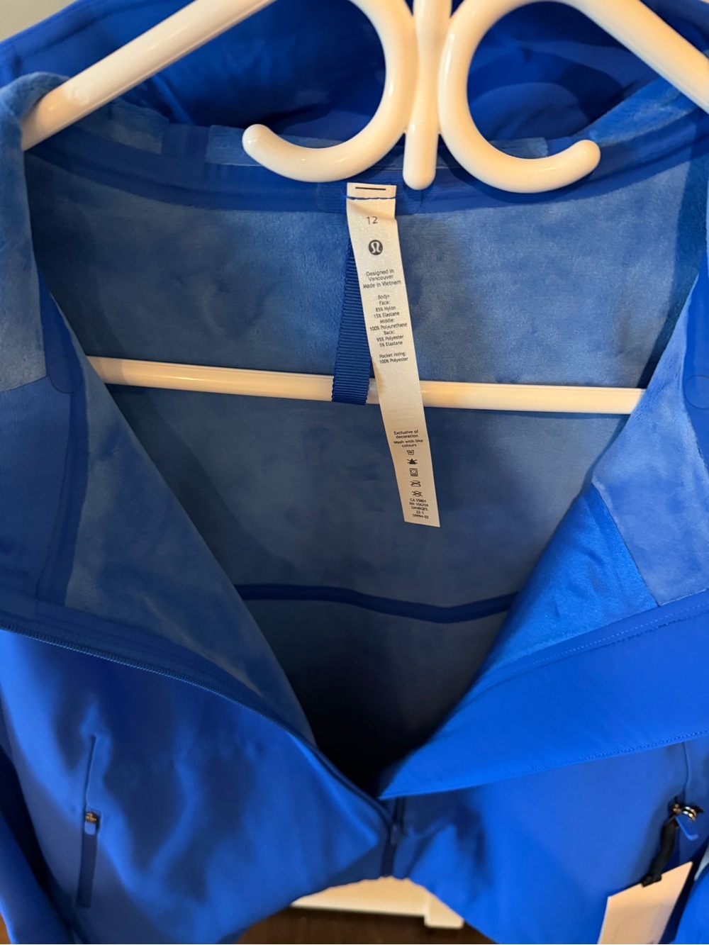 lululemon athletica Royal Blue Hooded Jacket - Picture 5 of 6